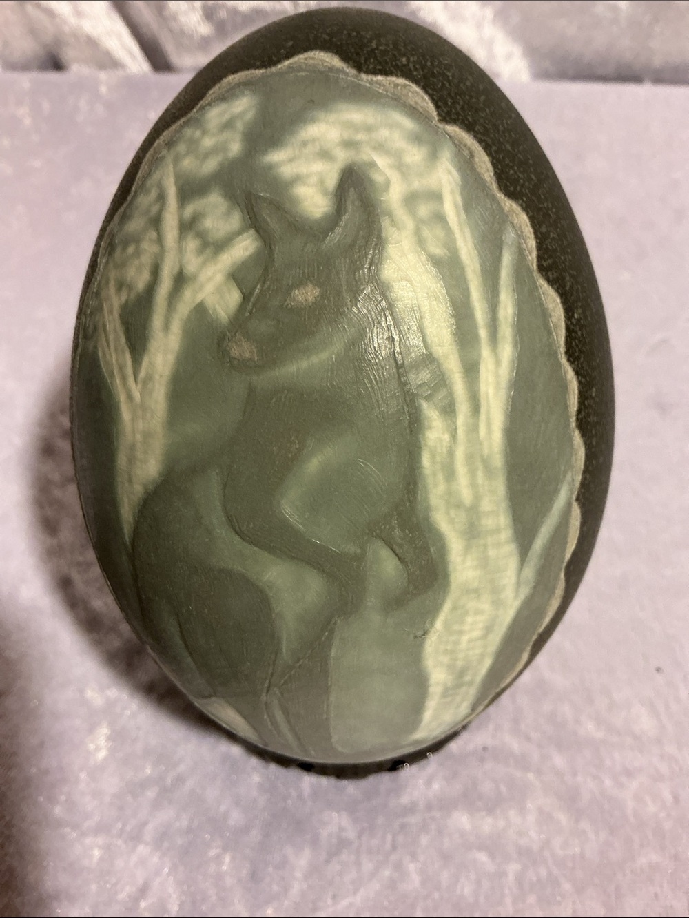 Beltana Australian Creations Carved Emu Egg